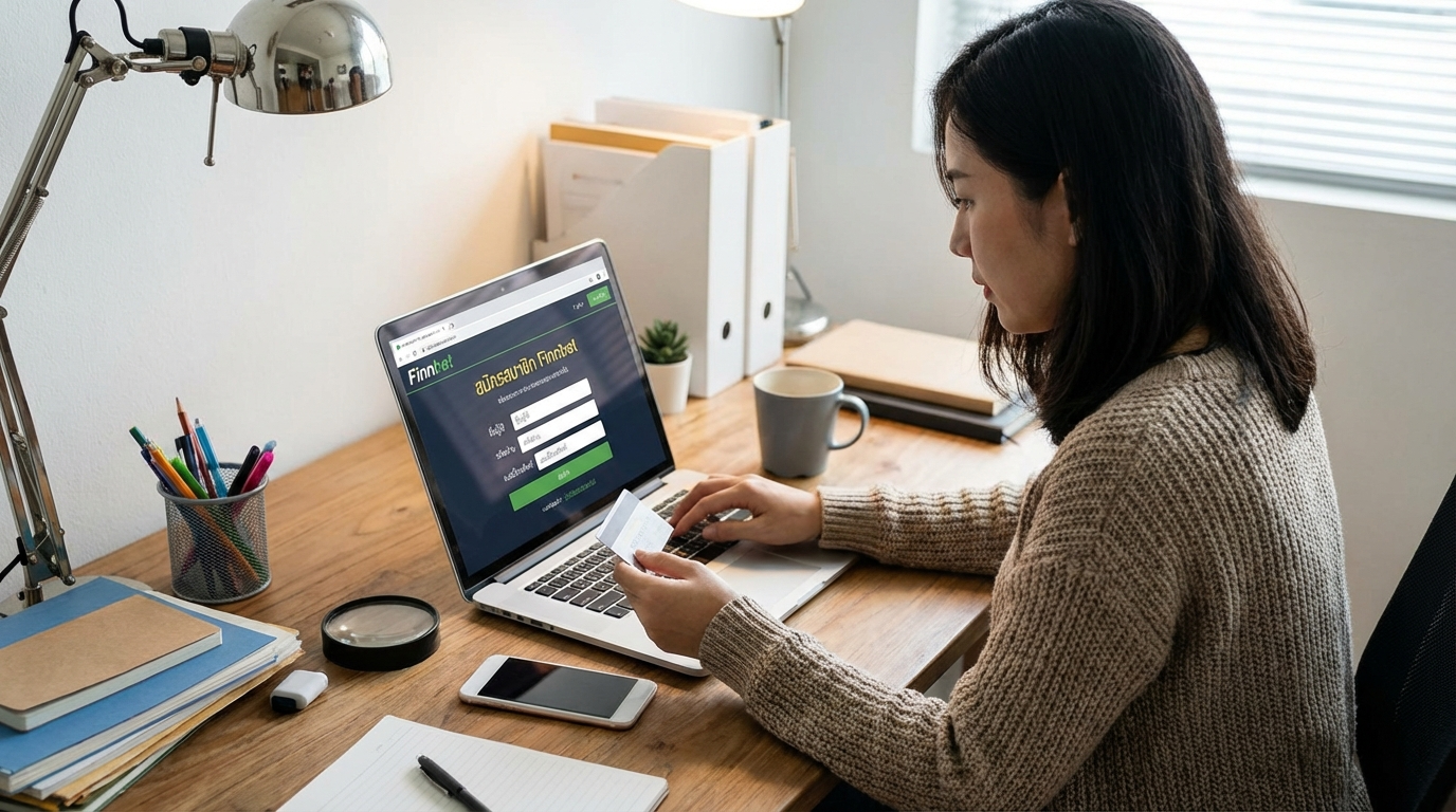 วิธีการสมัครสมาชิกกับ Finnbet