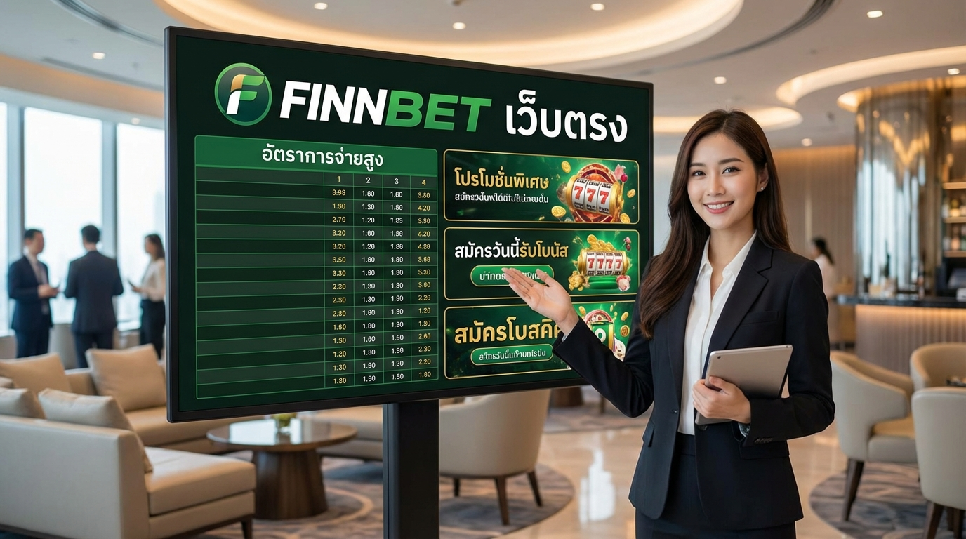 อัตราจ่ายและโปรโมชั่นที่น่าสนใจจาก Finnbet